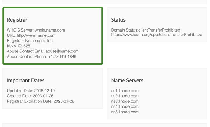 linode.com nameservers