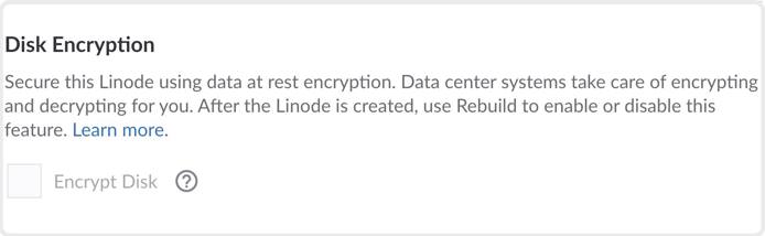 Enable Disk Encryption